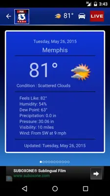 FOX13 Memphis android App screenshot 11